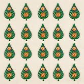 LOVENSPIRE Decorative Leaf Haldi Kumkum Packets for Pooja Thali - Wedding &amp; Housewarming Favors, Festival Items &amp; Indian Return Gifts Pack of 20