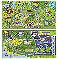 Amazon.com: Booooom Jackson Pack 2 Train Car Rugs for Toy Cars,Car Mat ...