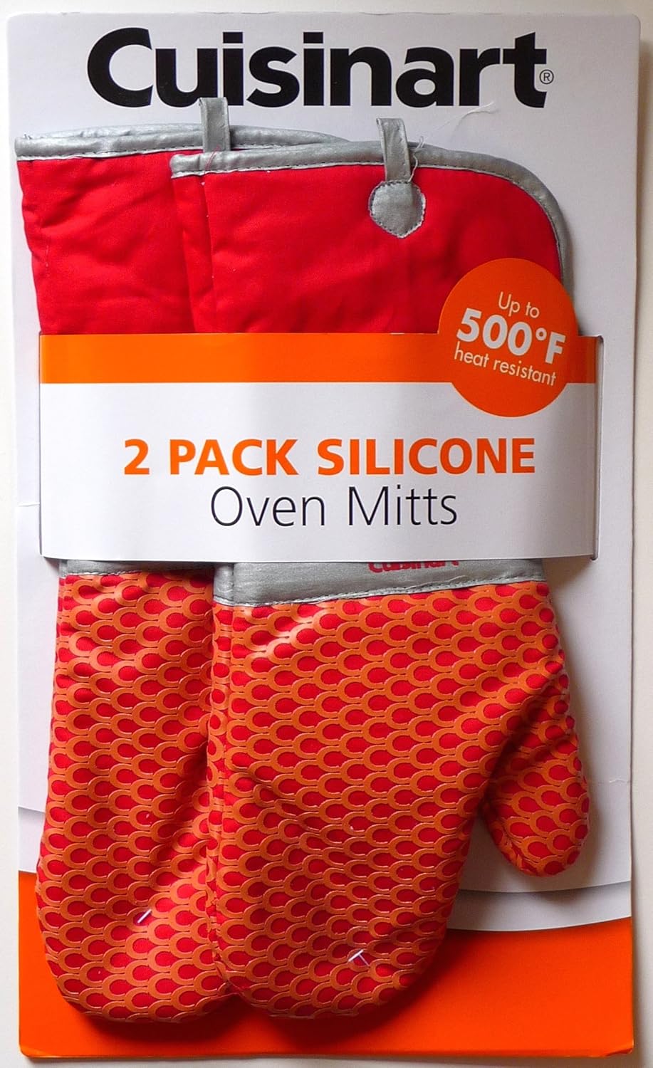 Cuisinart Silicone Oven Mitts 2Pack (Red) Amazon.co.uk Kitchen & Home