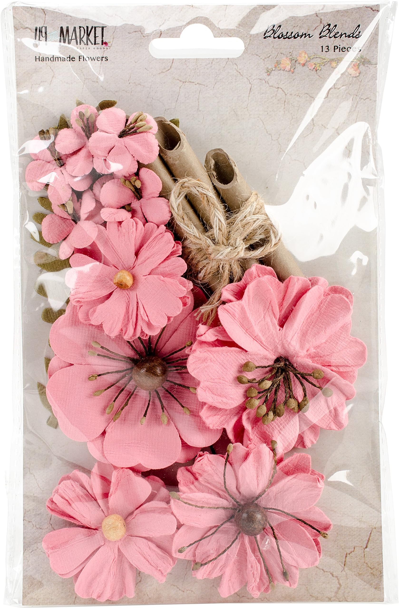 49 and Market BB-86189 Blossom Blends 2.5" 13/Pkg-Watermelon