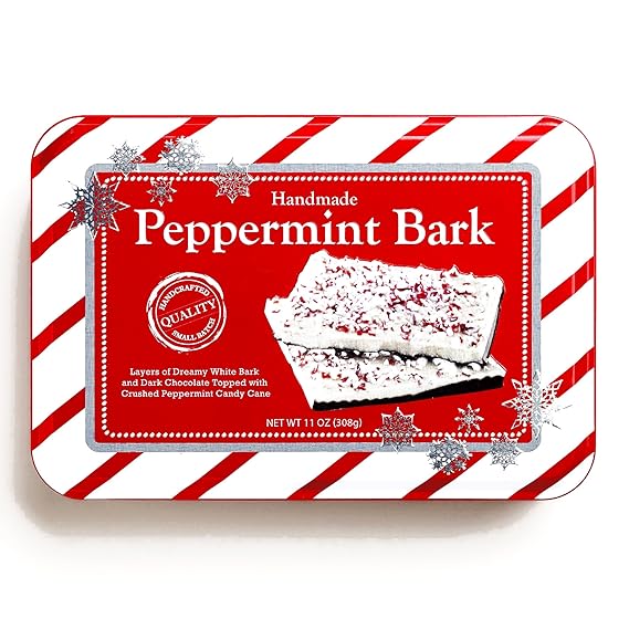 Peppermint Bark Tin (1 Unit Per Order) Grocery & Gourmet