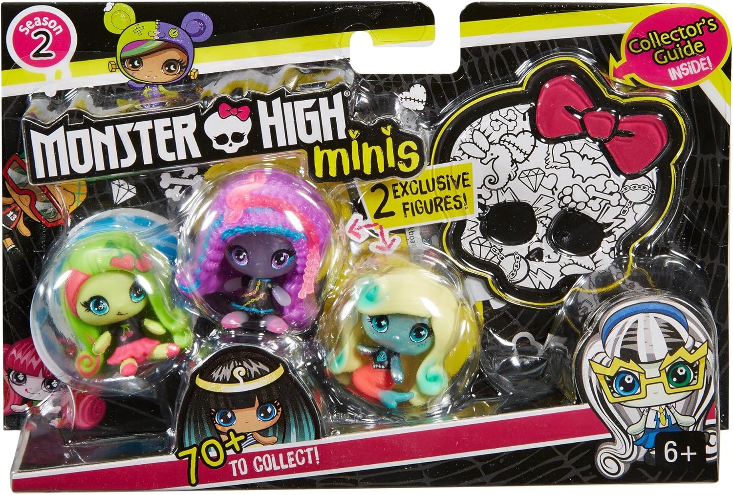 Monster High MINI 3 PACK - VENUS ARI HAUNTINGTON LAGOONA SEASON 2 FIGURES, Blue, Anti-Stress316 - Image 5