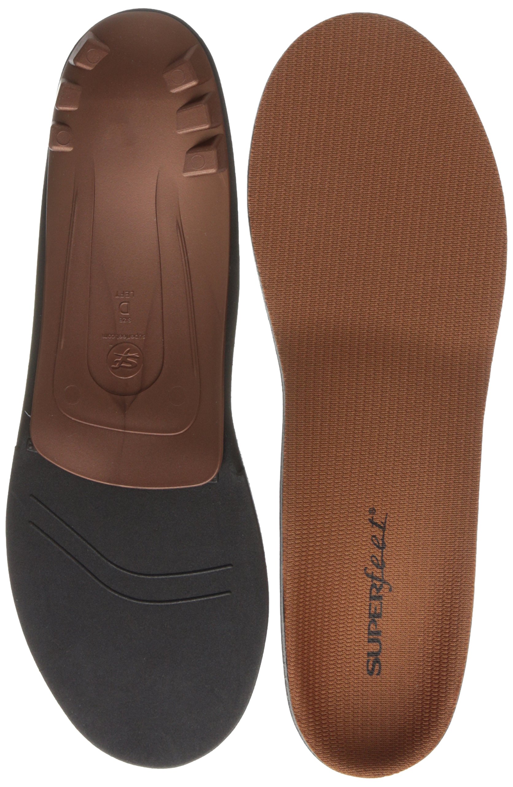 Superfeet COPPER, Memory Foam Comfort Orthotic Insoles, Unisex, Copper