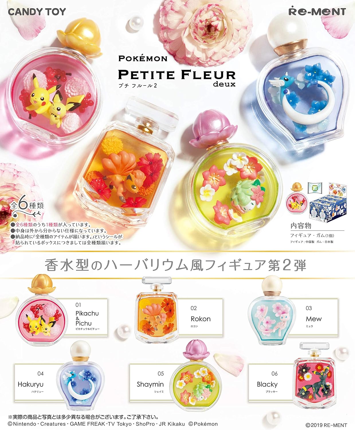 Pokemon PETITE FLEUR deux 6Pack BOX 