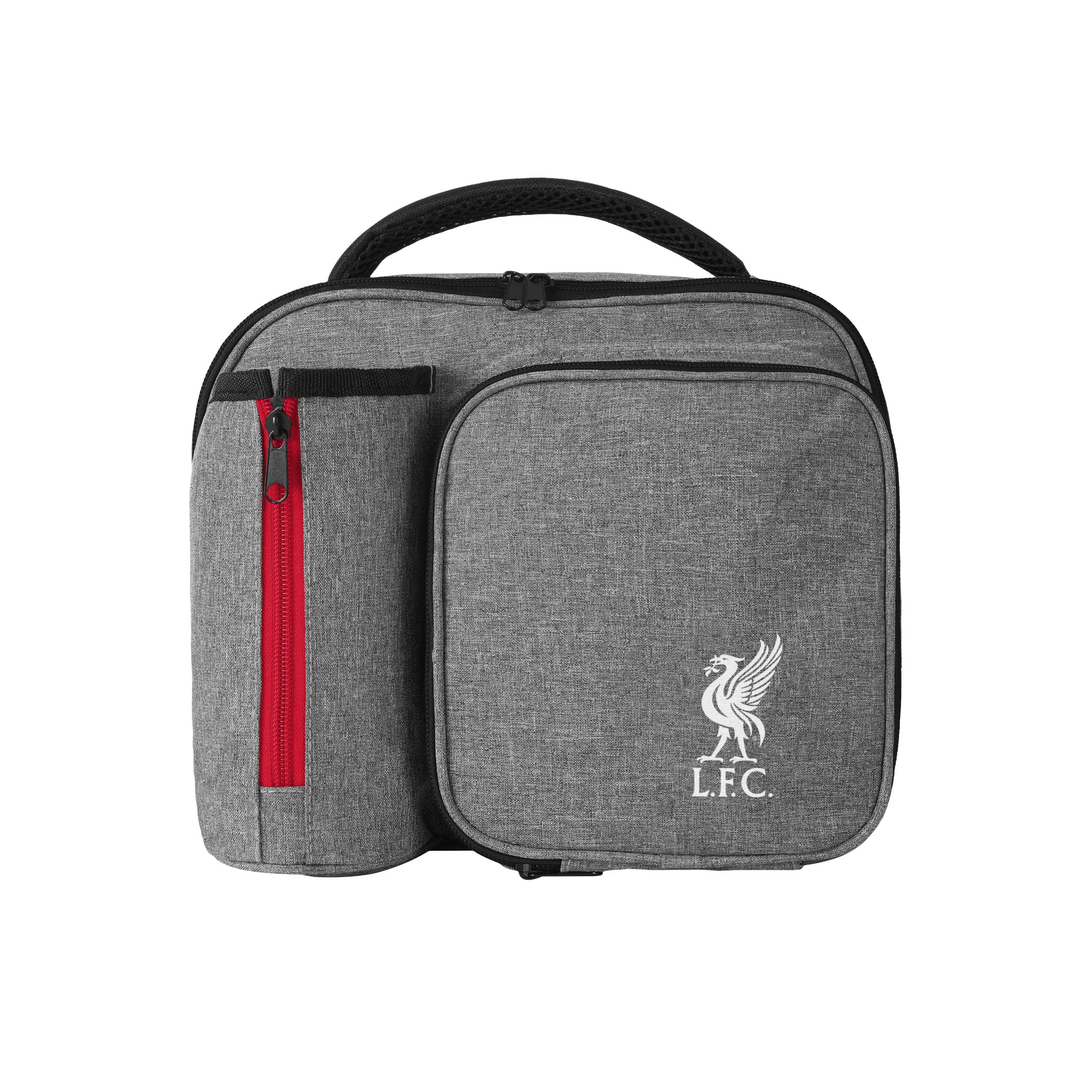 FOCO Officially Licensed Liverpool FC Grey Lunch Bag With Bottle Holder