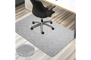 AiBOB Office Chair Mat for Hardwood Floor & Tile Floor, 36" x 48"Heavy Duty Computer&Desk Chair Mat for Rolling Chairs, Hard Floor Protector for Home Office