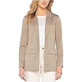 Liverpool Los Angeles Women's Boyfriend Blazer, Khaki Grid Check, X-Small