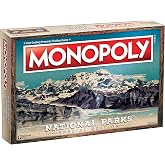 Monopoly National Parks 2020 Edition | Featuring Over 60 National Parks from Across The United States | Iconic Locations Such as Yellowstone, Yosemite, Grand Canyon, and More | Licensed Monopoly Game
