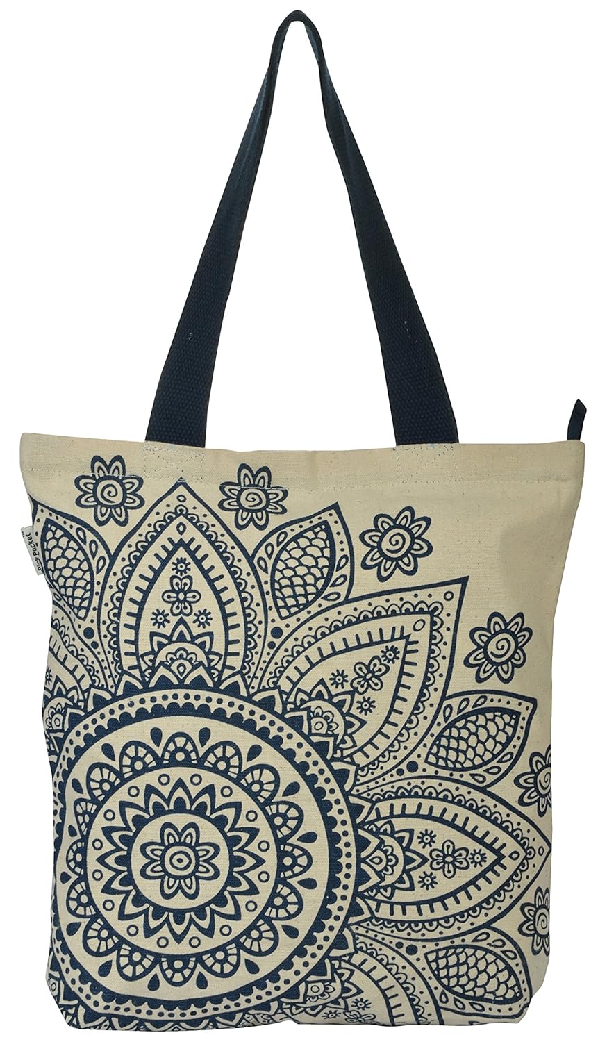 pick pocket tote bag (blue)(toin310)