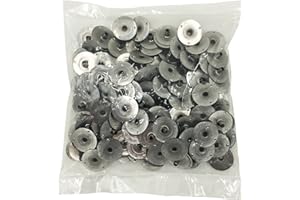 EricX Light 200pcs 20mm Metal Candle Wick Sustainer Tabs,for Candle Making,Candle DIY