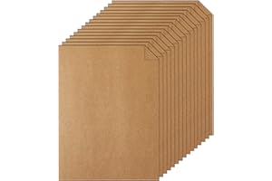 Silunkia 28 Sheets Brown Cardstock 8.5 x 11 Kraft Paper, 92lb Heavyweight Christmas Card Stock for Greeting Cards, Wrapper, Office Printing, Stationery, Invitations, Certificates