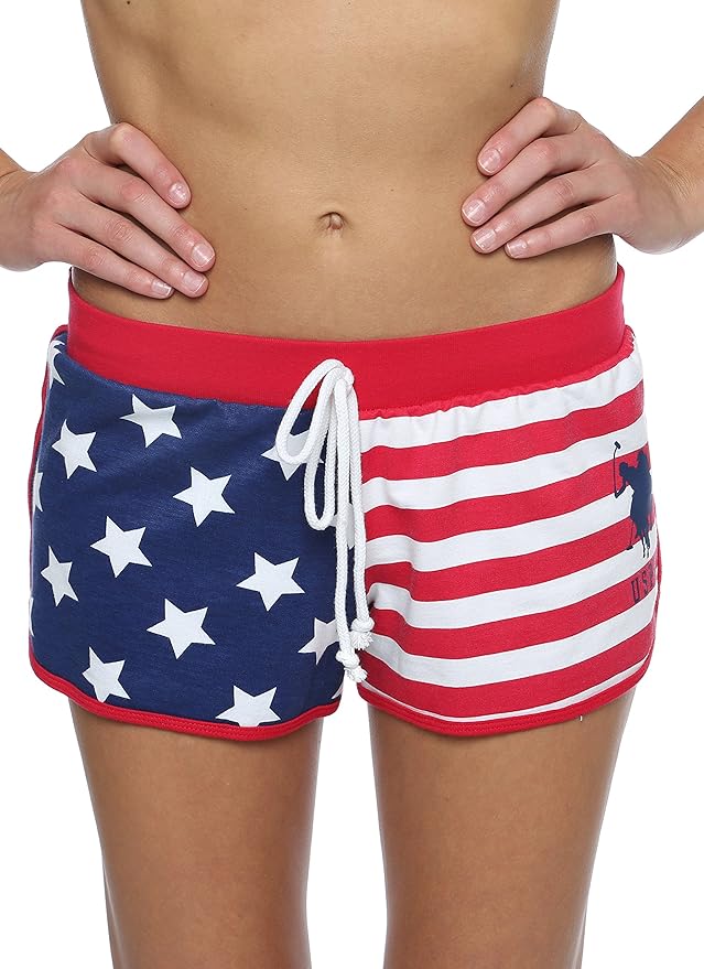 polo elastic waist shorts