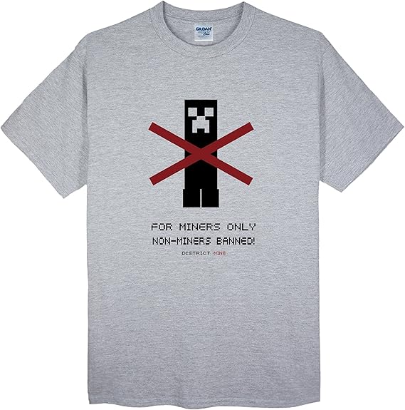 Amazon Co Jp ゴジラ千 Godzillasenn メンズｔシャツ マインクラフト ゲームｔシャツ ロゴプリント スポーツグレー Xxxl 服 ファッション小物
