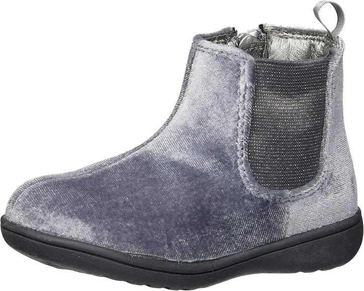 gray velvet boots