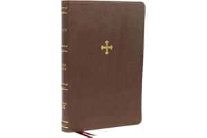 NRSV, Catholic Bible, Thinline Edition, Genuine Leather, Brown, Comfort Print: Holy Bible