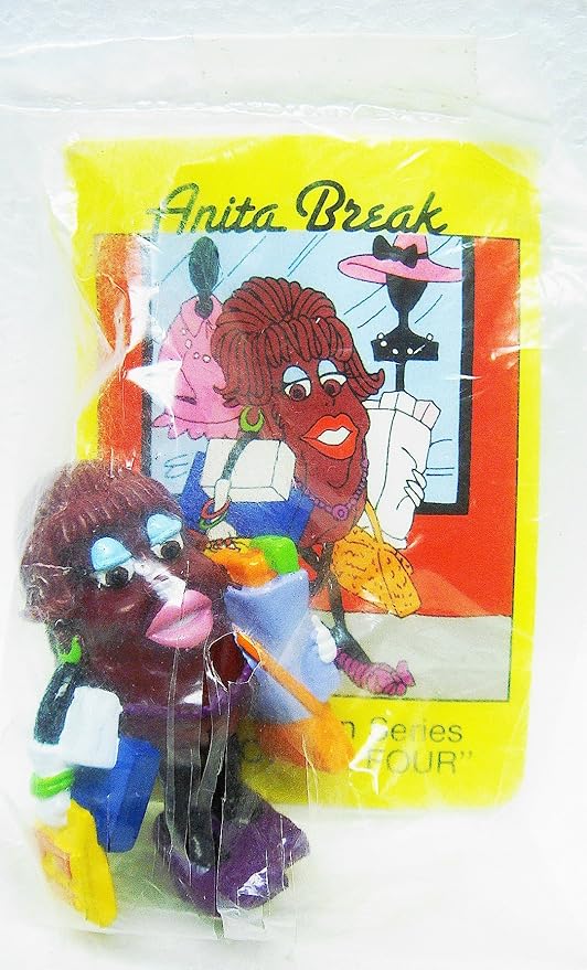 California Raisin Girl Collectible Figure Going Shopping