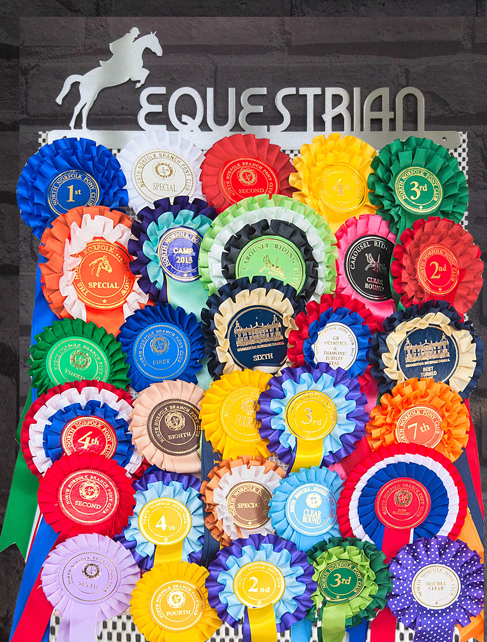 The Runners Wall Rosette Holder - Equestrian Rosette Holder - Equestrian Gift - Equestrian Rosette Display -Gift For Equestrians - Rosette Display - Rosette Hanger