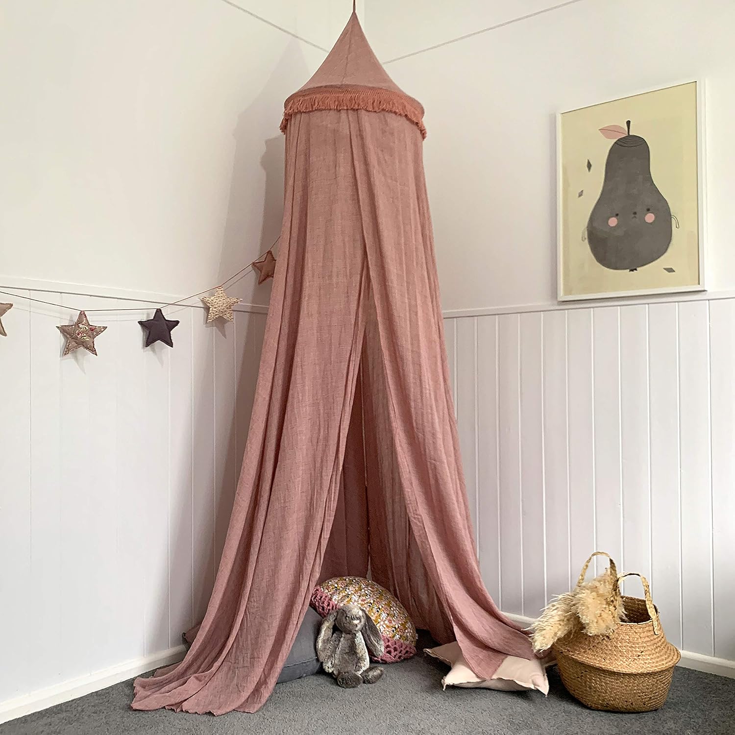 dusky pink nursery accessories