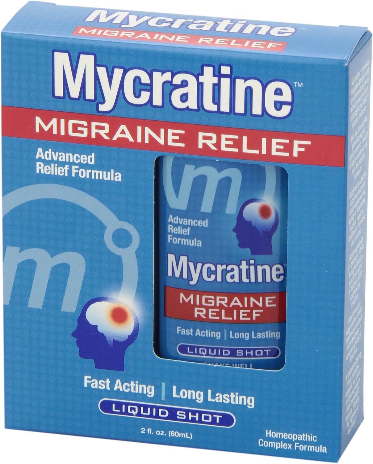 Mycratine Migraine Relief Advanced Formula, 2 Fluid Ounce: Health & Personal Care