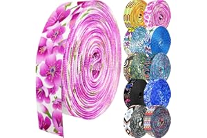 Grosun 1.5 inch Patterned Nylon Webbing Belt Webbing Straps Purse Straps Backpack Straps Nylon Belt for Seatbelt, Bags, Backpacks, Luggage