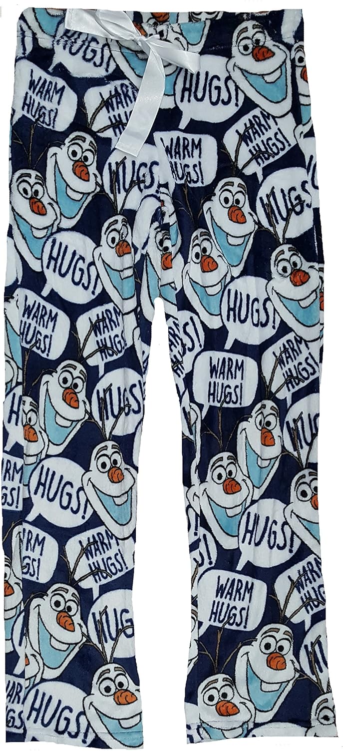 Disney Frozen Olaf Warm Hugs Navy Super Minky Fleece Sleep