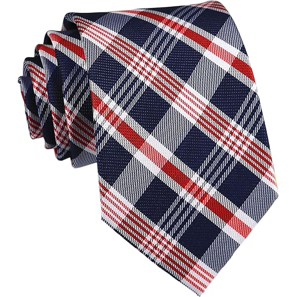 holiday plaid tie