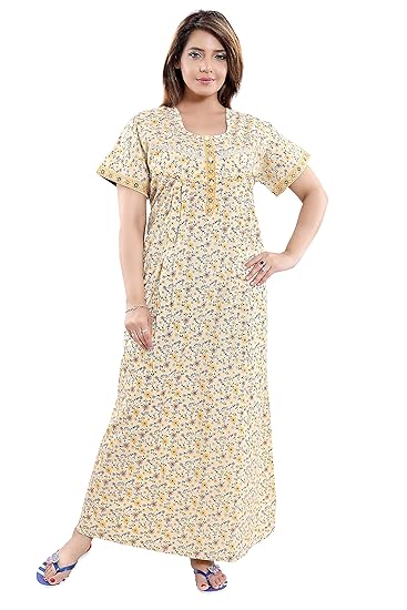 Cotton Printed Nursing/Feeding Nighty