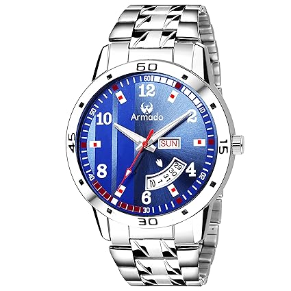 AR-104-BLU EXCLISIVE Day and Date Watch-for Men