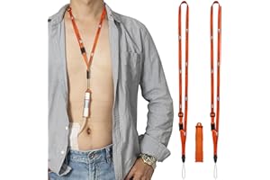 MANDMCARES Peritoneal Dialysis Catheter Holder for Baxter – Secure PD Shower Support with 2 Breakaway Lanyards – Unisex, Patented