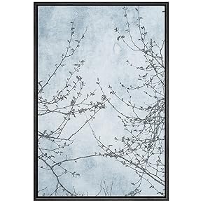 SIGNWIN Framed Canvas Wall Art Birds on Tree...