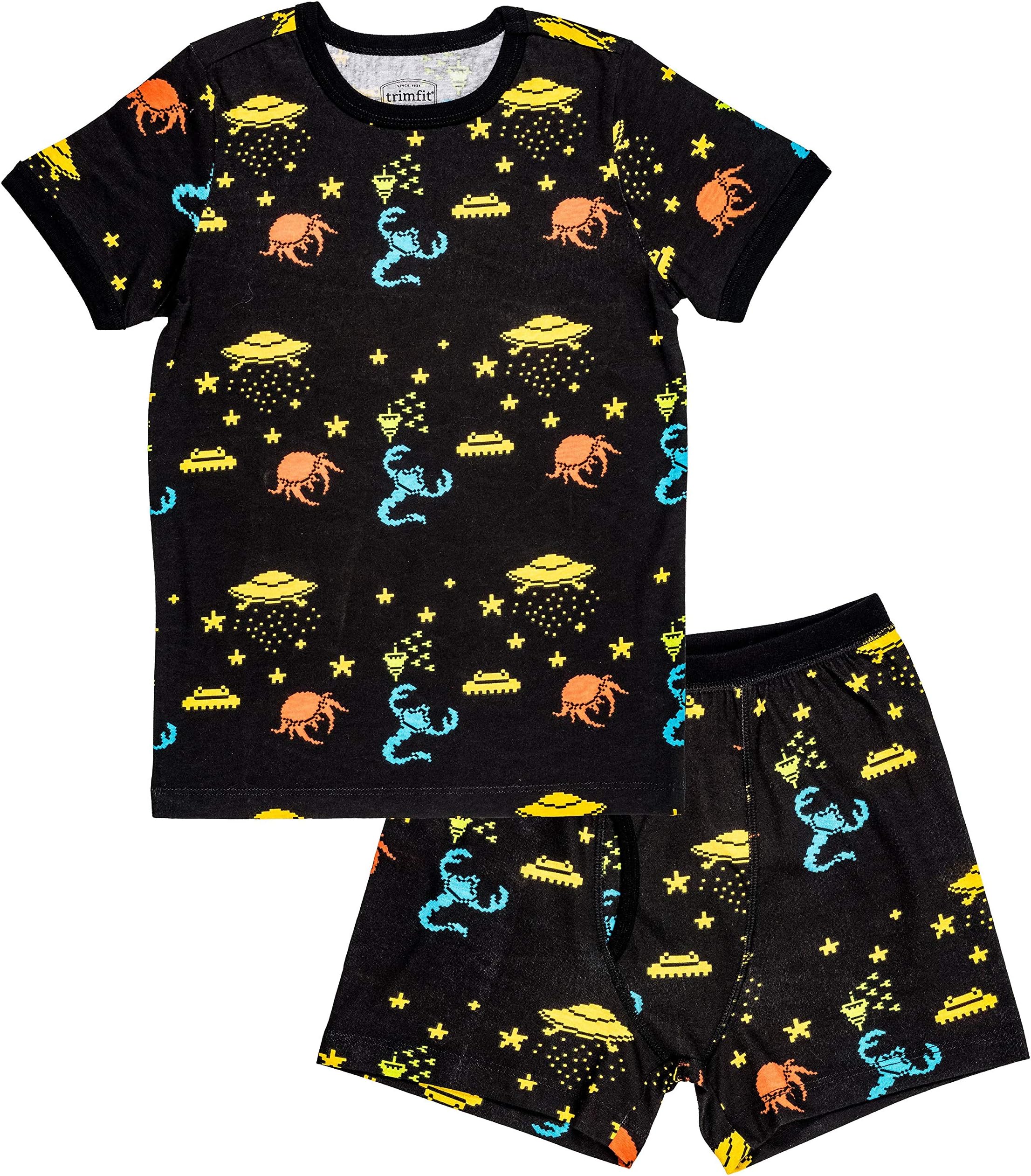 Boys Organic Cotton 2-Piece Short Sleeve Dreamwear Pajama Set