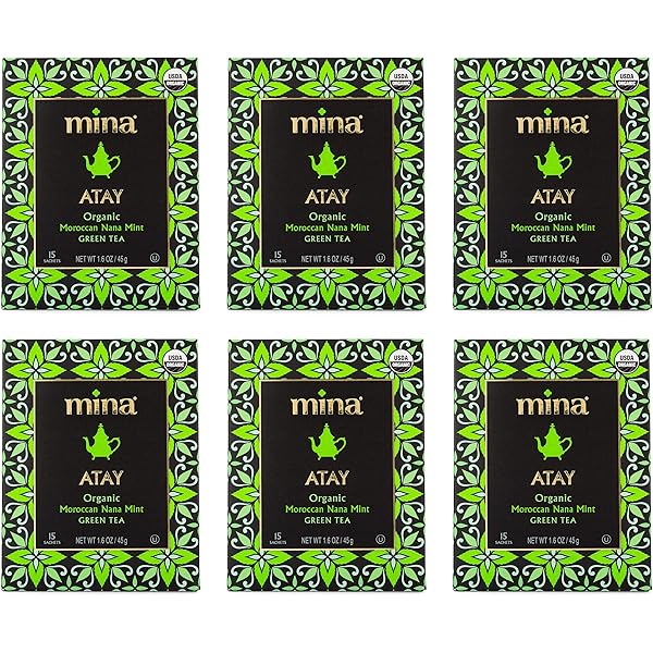 Amazon.com: Mina Nana Organic Moroccan Mint Herbal Tea, 15