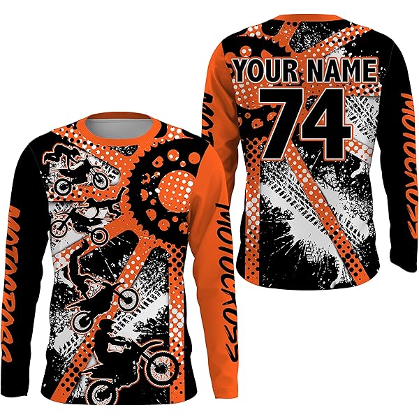 Off Road Jersey PIONAMZIOZ Personalized Motocross Jersey UPF30+