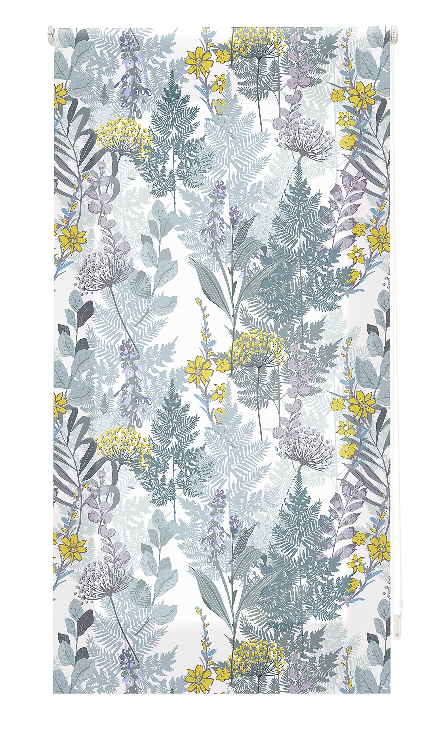 Blindecor Flowers | Translucent Roller Blind with Digital Print | Blossom Model | 90 x 180 cm (W x H). Fabric Size 87 x 175 cm | Roller Blinds for Windows