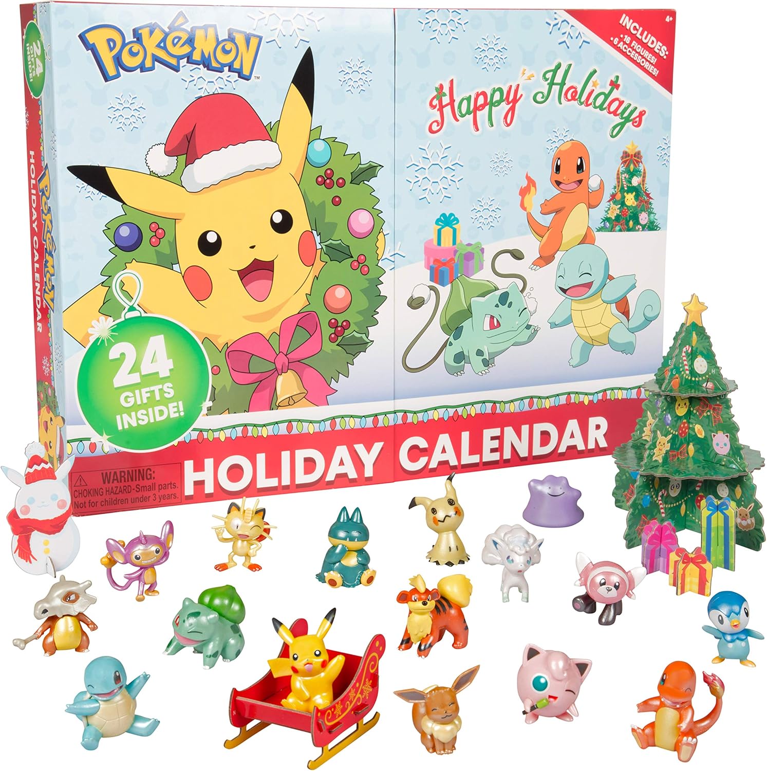 Pokemon 2020 Calendario De Adviento Para Ni os 24 Piezas Incluye 