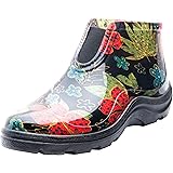 Sloggers Women's Waterproof Rain and Garden Ankle Boots with Comfort Insole, Midsummer Black, Size 9, Style 2841BK09