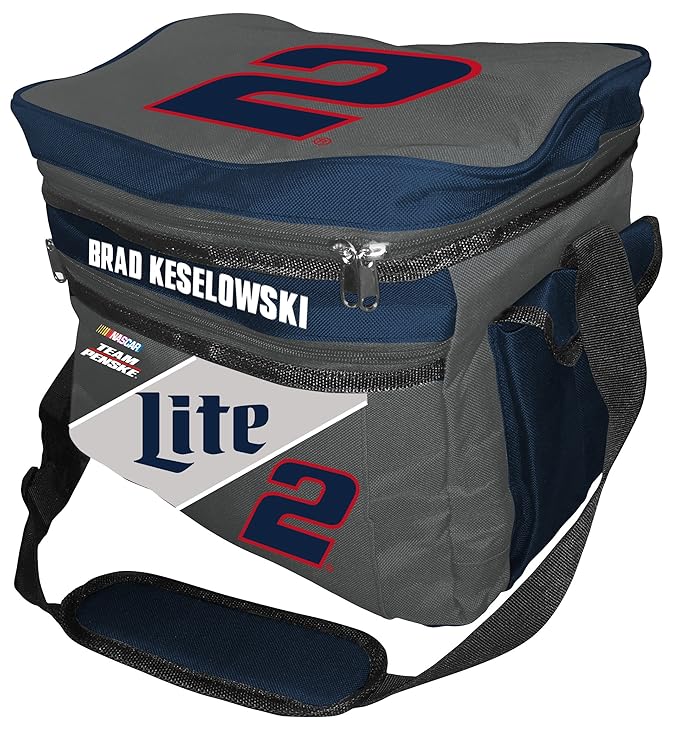 NASCAR 2 Brad Keselowski 24 Pack Expandable CoolerNASCAR