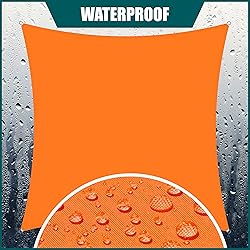 Royal Shade 14' x 17' Orange Rectangle Waterproof