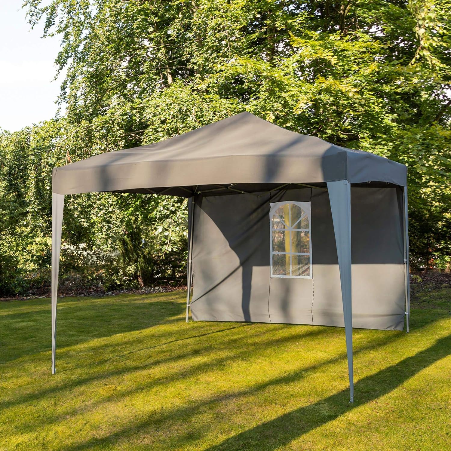 Alfresia Pop Up Gazebo Party Tent 3m x 3m Garden Marquee Charcoal