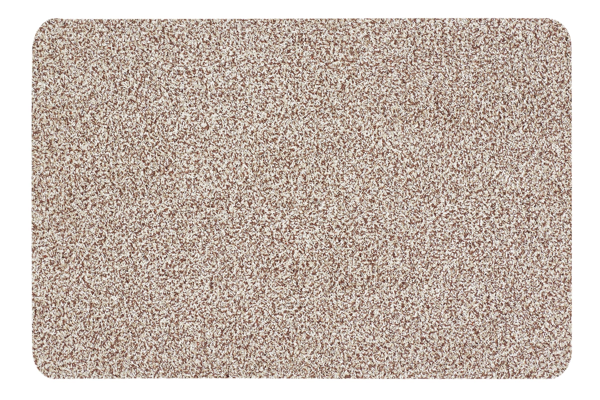 andiamo Samson Dirt Trapper Mat Washable Doormat Indoor 50 x 80 cm Light Beige, Cotton, 50_x_80_cm