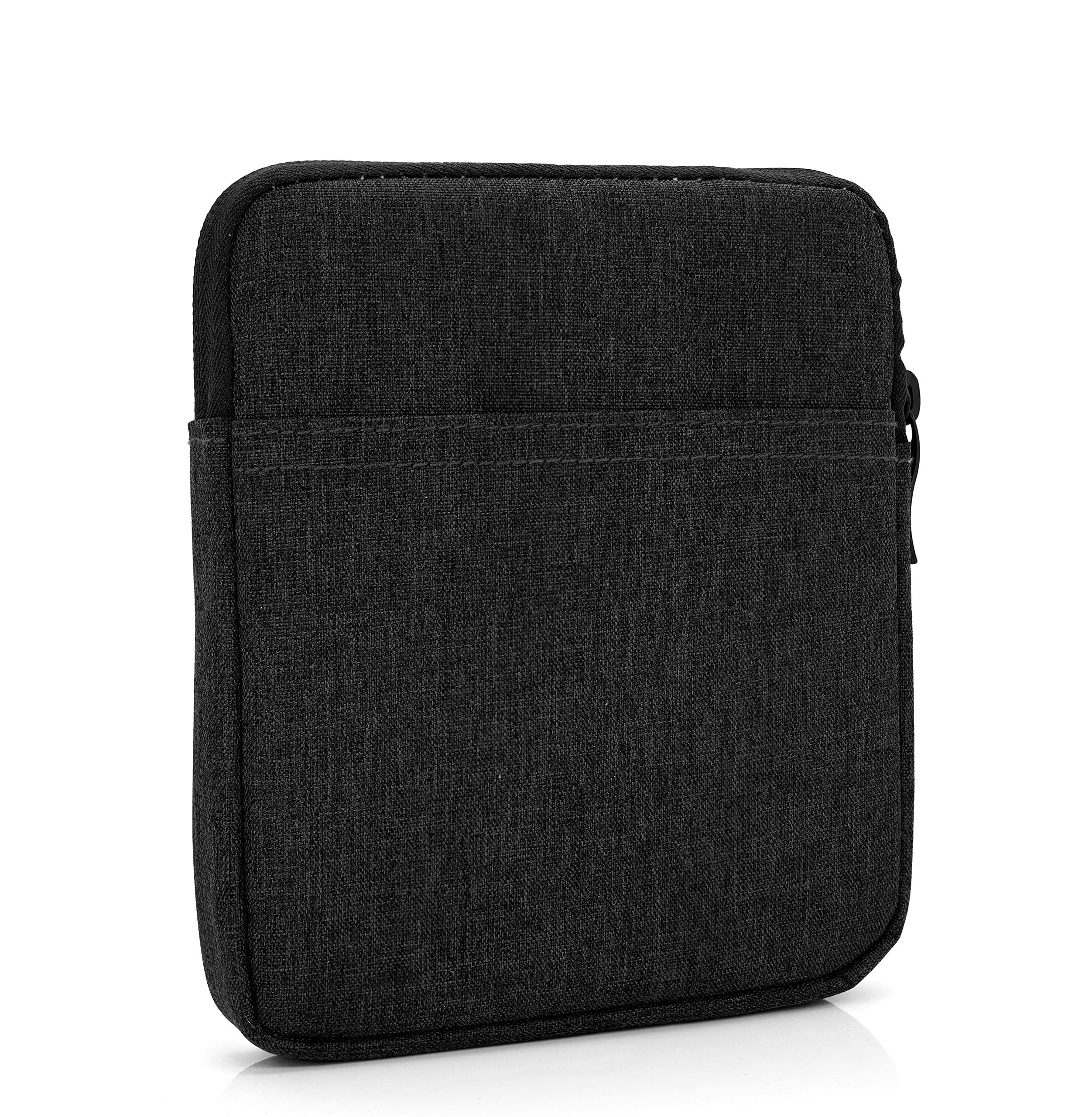 MyGadget Nylon Sleeve for Tablet up to 7 Inch - Padded Bag for 14,5 x 17 cm - e.g. Kindle Oasis 9th & 10th Generation - Travel Pouch in Black