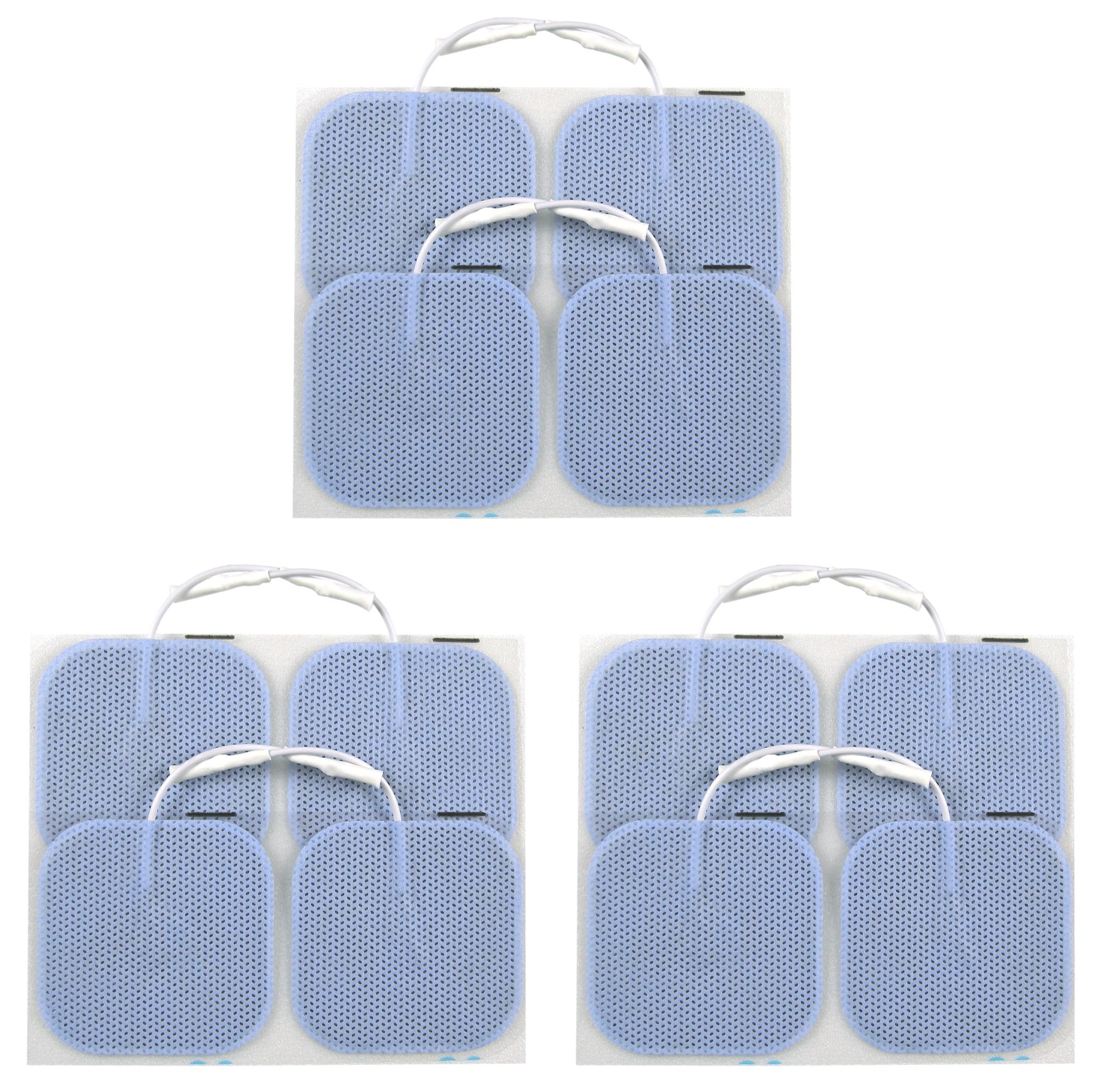 TENS Electrode Pads - Set of 12 Axelgaard Blue Electrodes 5cm Square