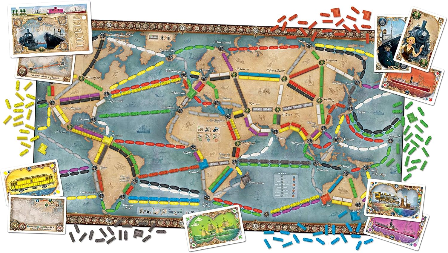 Amazon Com Ticket To Ride Rails Sails Toys Games