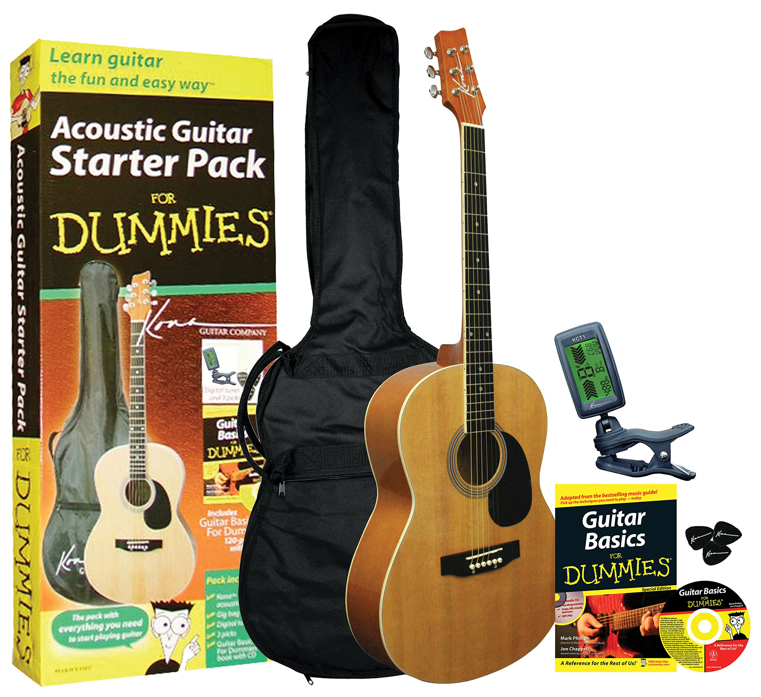 Guitar For Dummies Acoustic Guitar Starter Pack (Guitar Book Audio Cd Gig Bag) Fox and Grapes