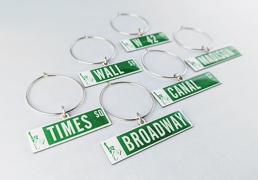 PARIS STREET WINE CHARMS