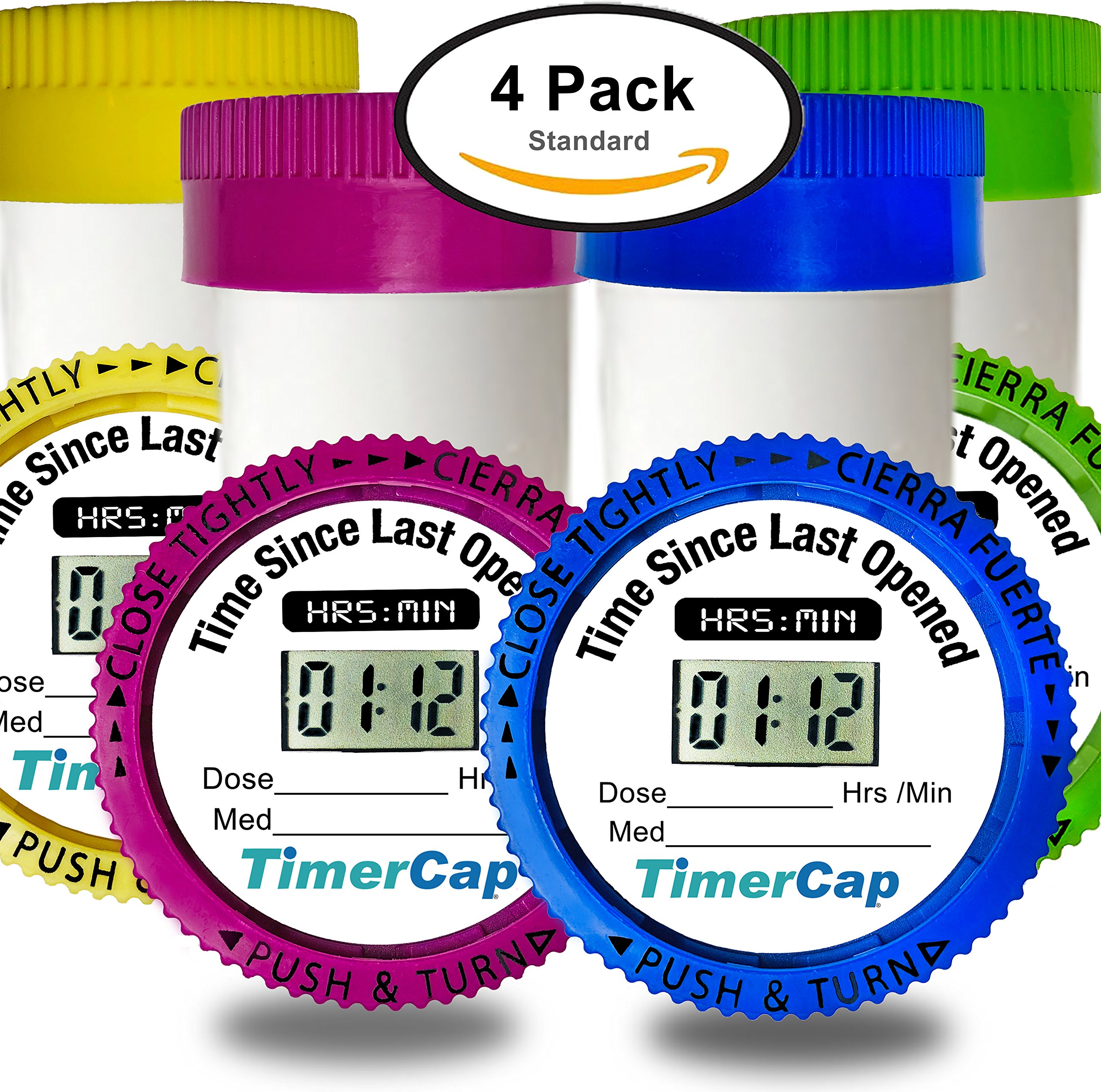 TimerCap (Medication Reminder) Pill Organizer and Planner