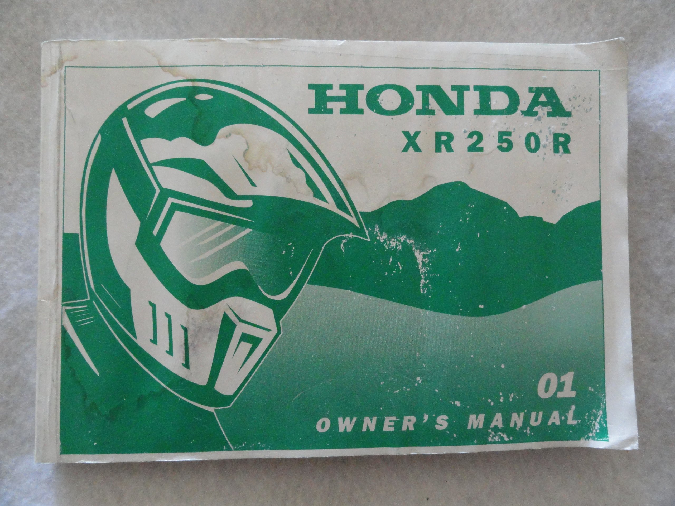 HONDA XR250R OWNERS MANUAL PDF