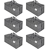 VENO 6 Pack Heavy Duty Moving Bags with Backpack Straps, Zippers & Handles, Extra Large Packing Bags for College Dorm Essentials, Moving Supplies Alternative to Cardboard Moving Boxes