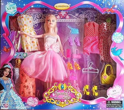 KITIKITTZ Fashion World Party Girl Doll with Dress for Your Girl(Assorted Color Deliverd)