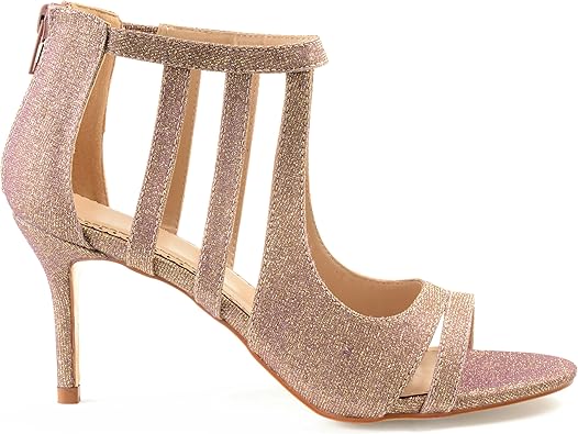 closed toe caged heels